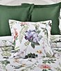 Color:Ivory - Image 2 - Clara 20-inch Floral Watercolor Square Pillow