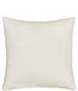 Color:Cream - Image 2 - Lillian Textured Jacquard Engineered Square Decorative Pillow