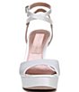 Color:Silk White - Image 6 - Pnina Tornai for Naturalizer Ai Satin Ankle Strap Platform Dress Sandals
