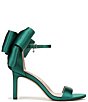 Color:Envy Green - Image 2 - Pnina Tornai for Naturalizer Amour Satin Bow Back Dress Sandals