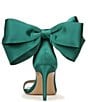 Color:Envy Green - Image 3 - Pnina Tornai for Naturalizer Amour Satin Bow Back Dress Sandals