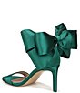 Color:Envy Green - Image 4 - Pnina Tornai for Naturalizer Amour Satin Bow Back Dress Sandals