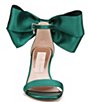 Color:Envy Green - Image 6 - Pnina Tornai for Naturalizer Amour Satin Bow Back Dress Sandals