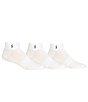 Color:White - Image 1 - Quarter Length Athletic Socks 3-Pack