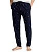 Color:Cruise Navy - Image 1 - Allover Pony Patterned Coordinating Pajama Pants