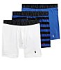Color:White/Polo Black/Polo Black/Blue Saturn - Image 1 - Assorted Boxer Briefs 3-Pack