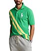 Color:Tiller Green/Oasis Yellow - Image 1 - Big & Tall Big Pony Mesh Short Sleeve Polo Shirt