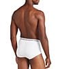 Color:White - Image 2 - Big & Tall Classic Fit Cotton Briefs 3-Pack