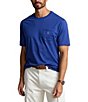 Color:Beach Royal - Image 1 - Big & Tall Classic-Fit Jersey Pocket Crewneck T-Shirt