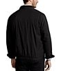 Color:Black - Image 2 - Big & Tall Classic Fit Sueded Microfiber Windbreaker