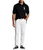 Color:Polo Black - Image 3 - Big & Tall Classic Fit Multicolor Big Pony Mesh Short Sleeve Polo Shirt