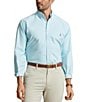 Color:Aegean Blue - Image 1 - Big & Tall Classic-Fit Oxford Sportshirt