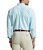 Color:Aegean Blue - Image 2 - Big & Tall Classic-Fit Oxford Sportshirt
