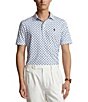 Color:Preppy Woodblock - Image 1 - Big & Tall Classic Fit Performance Short Sleeve Polo Shirt
