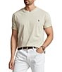 Color:Expedition Dune Heather - Image 1 - Big & Tall Classic Fit Short Sleeve Cotton Jersey V-Neck T-Shirt