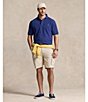 Color:Beach Royal - Image 4 - Big & Tall Classic Fit Solid Cotton Mesh Polo Shirt