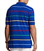 Color:Sapphire Star Multi - Image 2 - Big & Tall Classic-Fit Striped Short Sleeve Mesh Polo Shirt