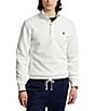 Color:Nevis - Image 1 - Big & Tall Double-Knit Quarter-Snap Pullover
