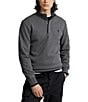 Color:Barclay Heather - Image 1 - Big & Tall Double-Knit Quarter-Snap Pullover