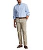 Color:Light Blue/White - Image 3 - Big & Tall Gingham Oxford Long-Sleeve Woven Shirt