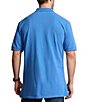 Color:New England Blue - Image 2 - Big & Tall Heritage Bear Short Sleeve Polo Shirt