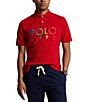 Color:RL 2000 Red - Image 1 - Big & Tall Polo 1992 Mesh Short Sleeve Polo Shirt