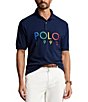 Color:Cruise Navy - Image 1 - Big & Tall Polo 1992 Mesh Short Sleeve Polo Shirt