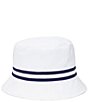 Color:White/Blue Seersucker - Image 3 - Big & Tall Reversible Seersucker Bucket Hat