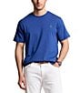 Color:Beach Royal - Image 1 - Big & Tall Soft Cotton Short Sleeve T-Shirt