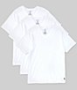 Color:White - Image 1 - Big & Tall Stretch Classic Fit V-Neck Tees 3-Pack