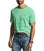 Color:Classic Kelly - Image 1 - Big & Tall Stripe Short Sleeve T-Shirt