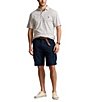 Color:Andover Heather/White - Image 3 - Big & Tall Stripe Soft Cotton Short Sleeve Polo Shirt