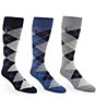 Color:Navy/Grey - Image 1 - Big & Tall Super-Soft Dress Socks 3-Pack