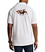 Color:White - Image 1 - Big & Tall Triple-Pony Mesh Short Sleeve Polo Shirt