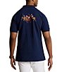 Color:Newport Navy - Image 1 - Big & Tall Triple-Pony Mesh Short Sleeve Polo Shirt