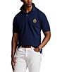 Color:Newport Navy - Image 2 - Big & Tall Triple-Pony Mesh Short Sleeve Polo Shirt