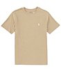 Color:Classic Khaki - Image 1 - Big Boys 8-20 Short Sleeve Jersey T-Shirt