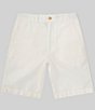 Color:Deckwash White - Image 1 - Big Boys 8-20 Straight Fit Linen Blend Shorts