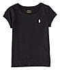 Color:Black - Image 1 - Big Girls 7-16 Short-Sleeve Essentials T-Shirt
