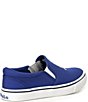 Color:Royal/Blue - Image 2 - Boys' Keaton Beach Shop Bear Slip-On Sneakers (Toddler)