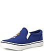 Color:Royal/Blue - Image 4 - Boys' Keaton Beach Shop Bear Slip-On Sneakers (Toddler)