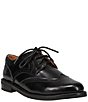 Color:Black - Image 1 - Boys' Leather Wing Tip Oxfords (Youth)