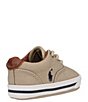 Color:Khaki - Image 3 - Boys' Vaughn Canvas Sneaker Crib Shoes (Infant)