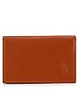 Color:Brown - Image 1 - Burnished Leather Card Wallet