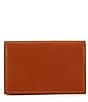 Color:Brown - Image 2 - Burnished Leather Card Wallet