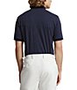 Color:Preppy Dot/Refined Navy - Image 2 - Classic Fit Dot Print Soft Cotton Short Sleeve Polo Shirt