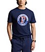 Color:Cruise Navy - Image 1 - Classic Fit Jersey Graphic Short Sleeve T-Shirt