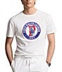 Color:White - Image 1 - Classic Fit Jersey Graphic Short Sleeve T-Shirt