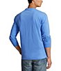 Color:Summer Blue - Image 2 - Classic Fit Paint Bear Jersey Long Sleeve T-Shirt