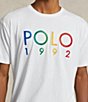 Color:White - Image 4 - Classic-Fit Polo 1992 Jersey Short Sleeve T-Shirt